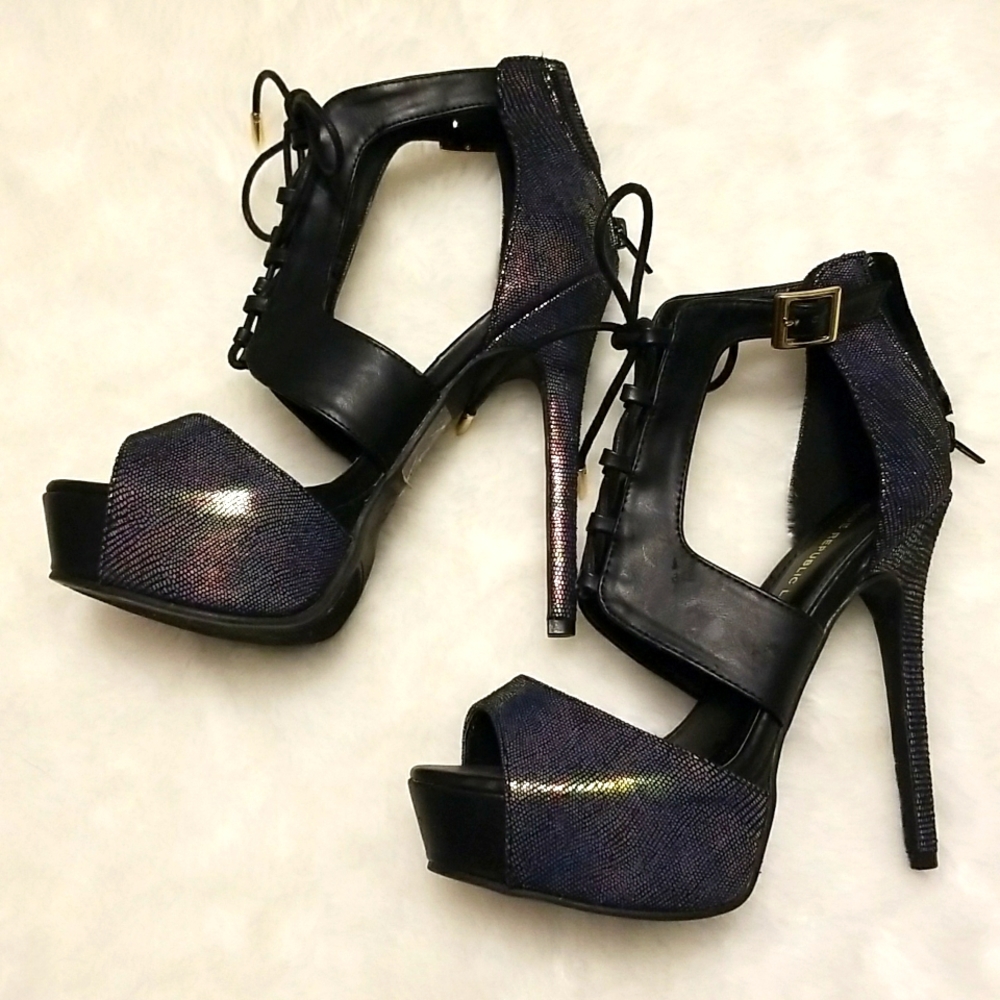 Lace up heels